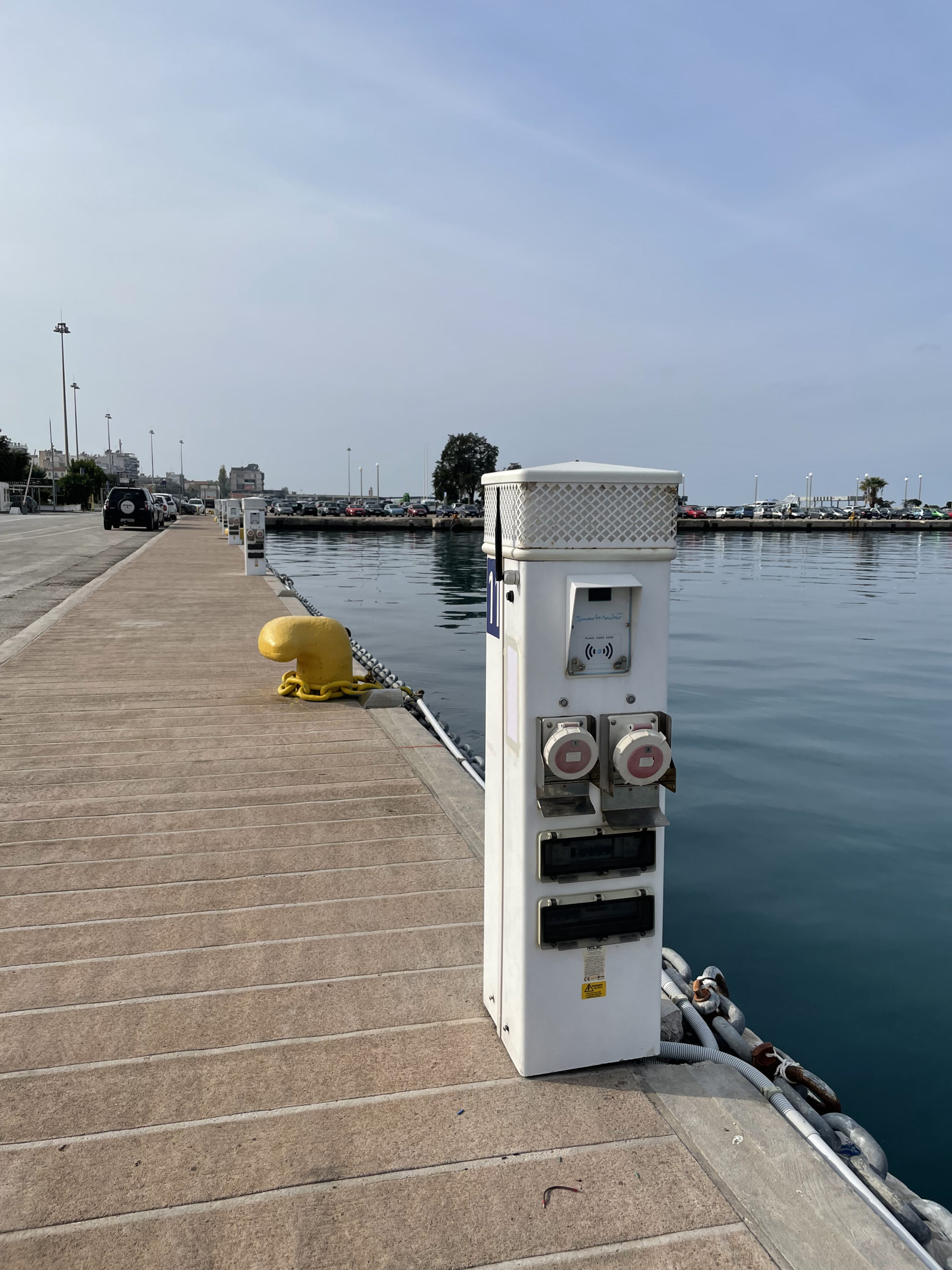 SMartY Installation in Patras MegaYacht Marina